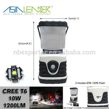 Азия Лидер продукты с USB-зарядное устройство для мобильного телефона CREE T6 кемпинг света